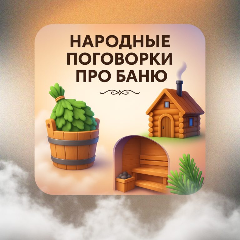 ? Топ-5 народных поговорок про баню