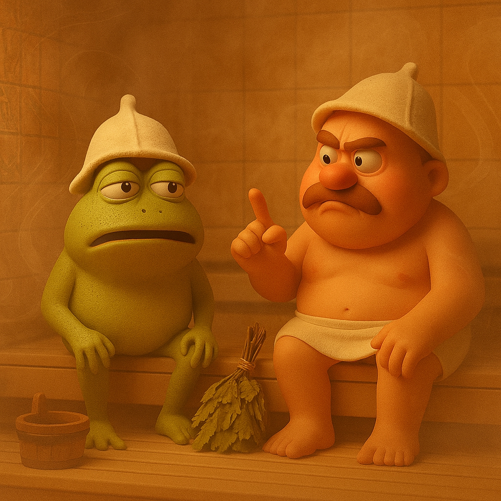 Пусть лучше “жаба” парится вместе с вами, чем вы будете париться из-за неё 😀